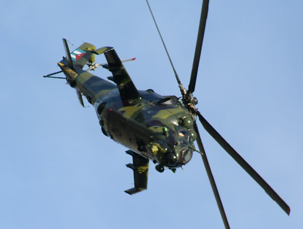 Mil Mi-35 im aktuellen Anstrich. (Bild: fdra.blogspot.de)